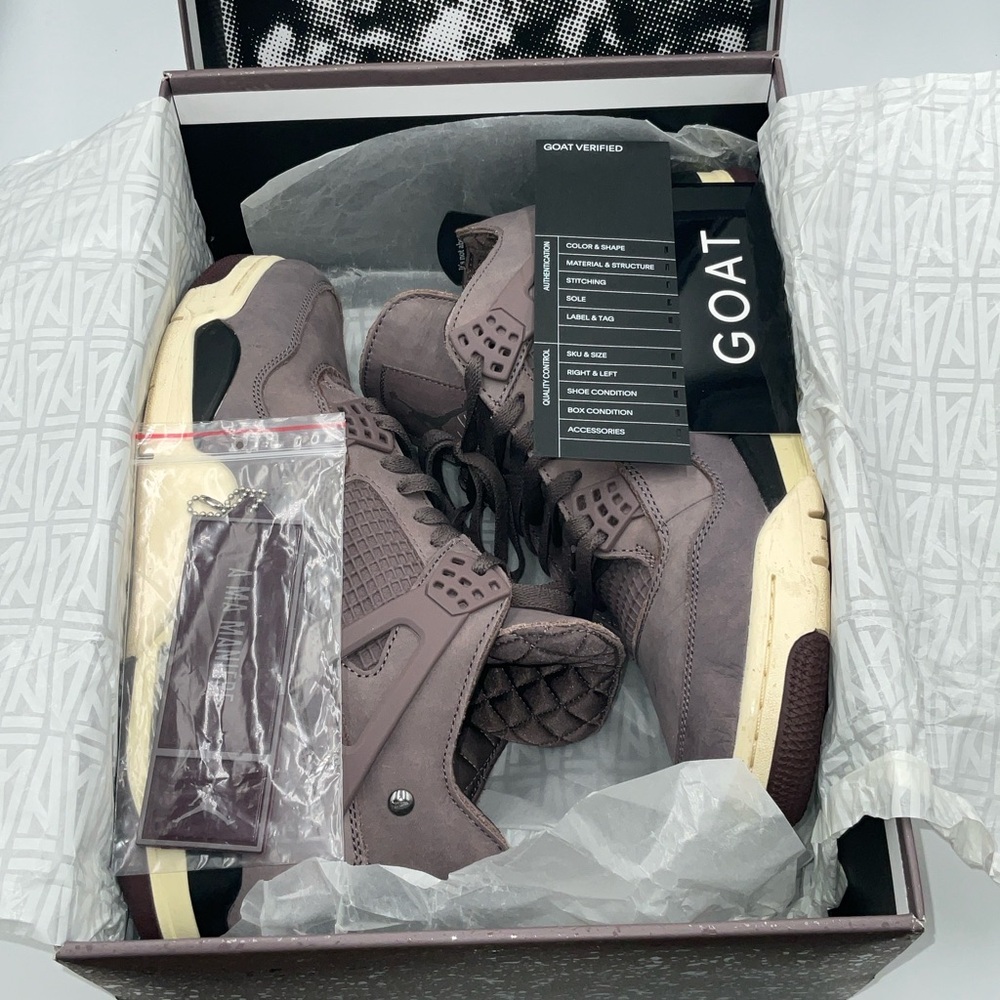 AIR JORDAN 4 RETRO A MA MAINERE VIOLET ORE NIB  -  DV6773 220 - Picture 11 of 12